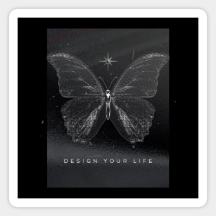 Butterfly sparkle - Design your life Magnet